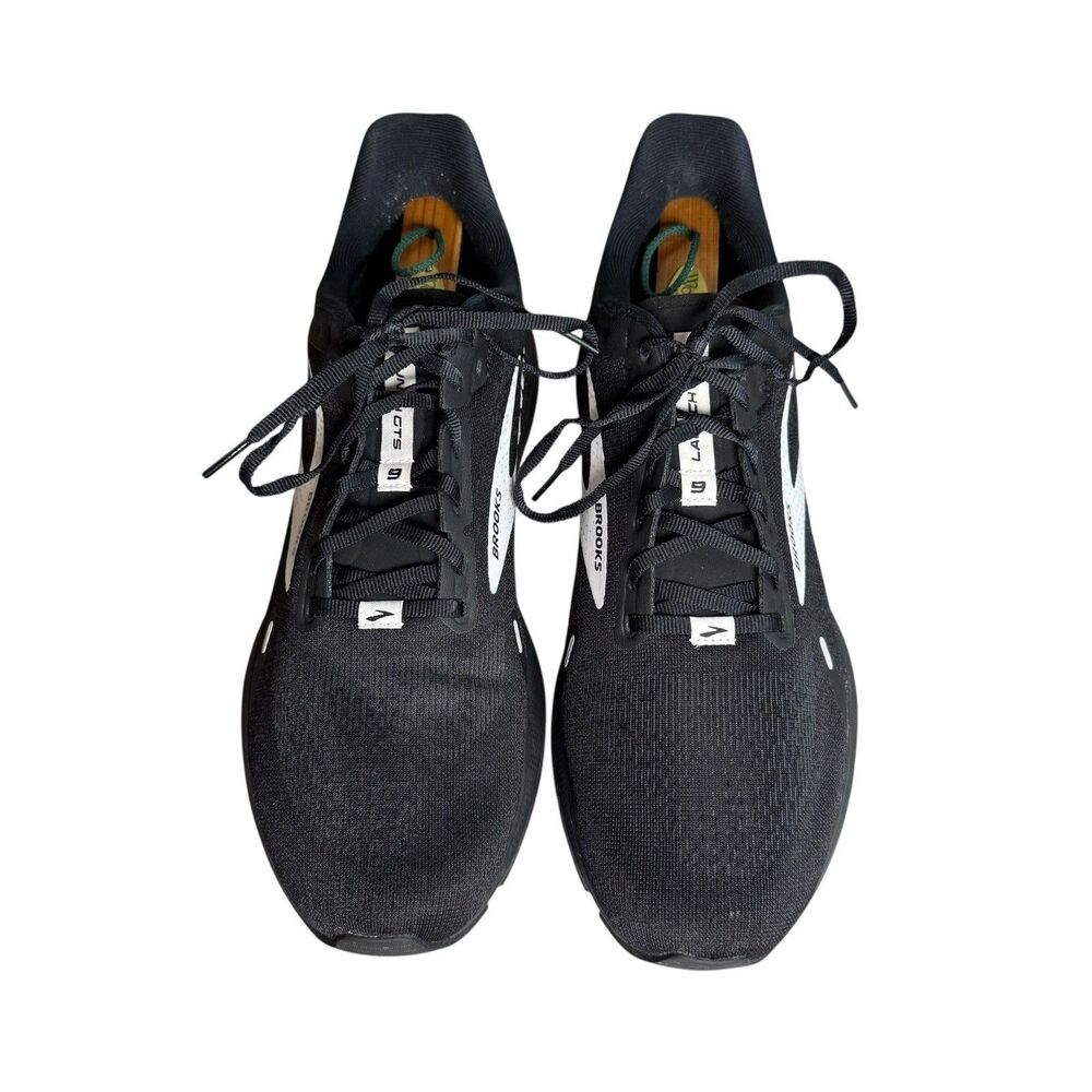 Brooks Launch GTS 9 Running Shoes Black/White US Men size 12.5D EUC - Picture 4 of 9